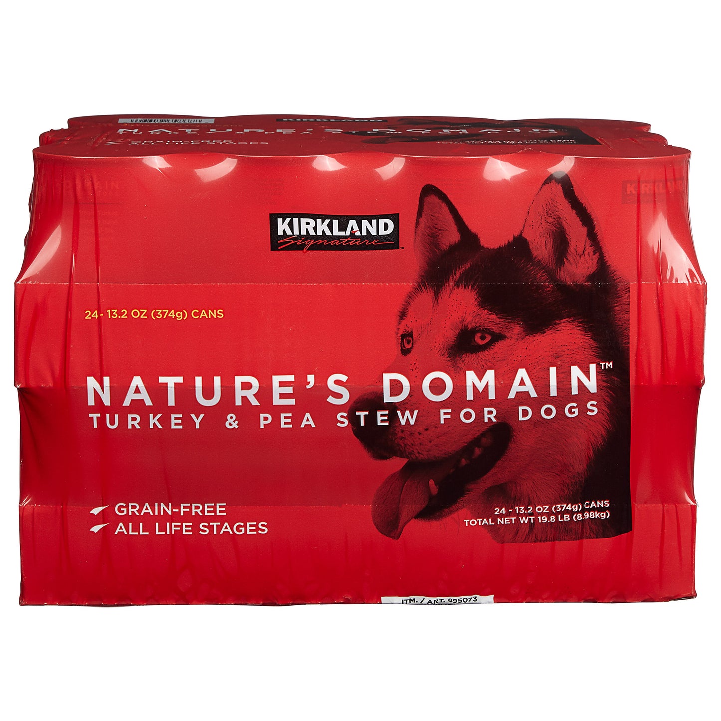 Kirkland Signature Nature'S Domain Canned Dog Food, Turkey & Pea Stew, 13.2 Oz, 24-Count