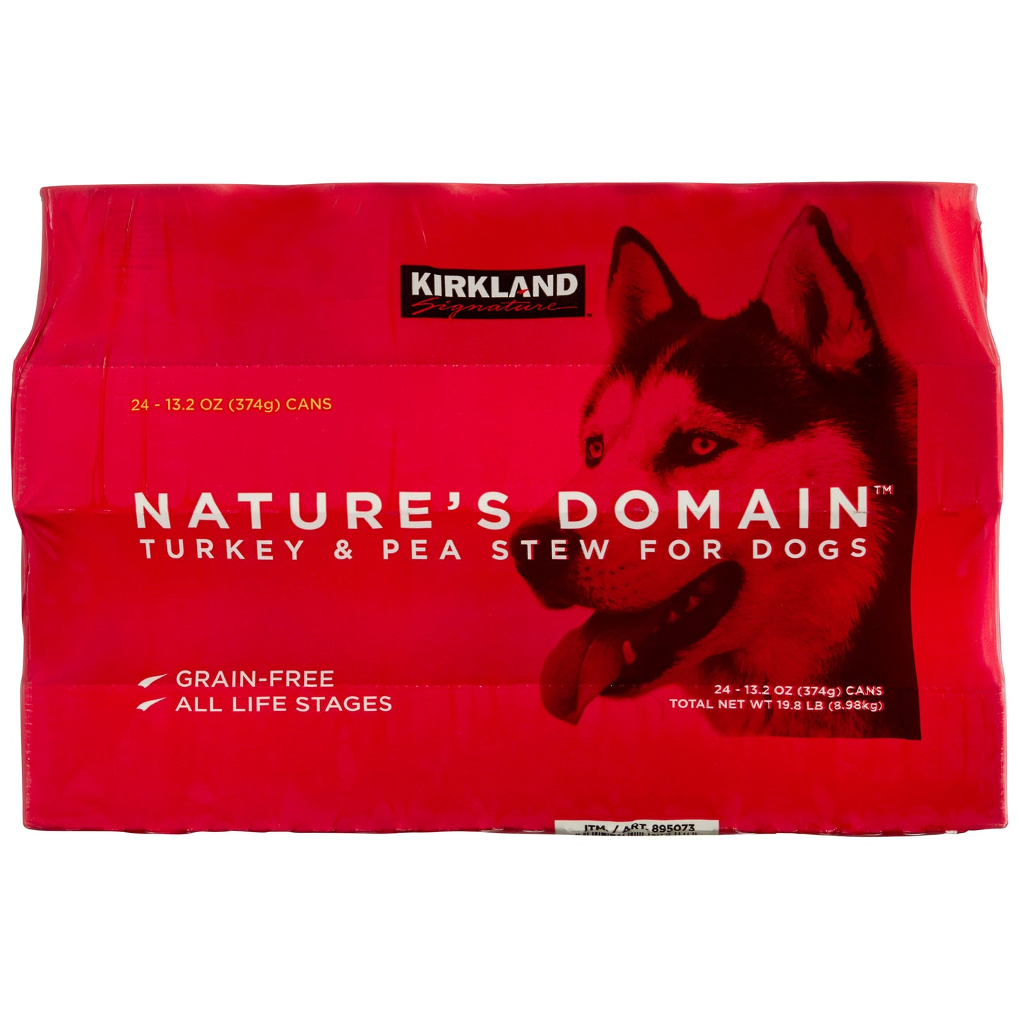 Kirkland Signature Nature'S Domain Canned Dog Food, Turkey & Pea Stew, 13.2 Oz, 24-Count